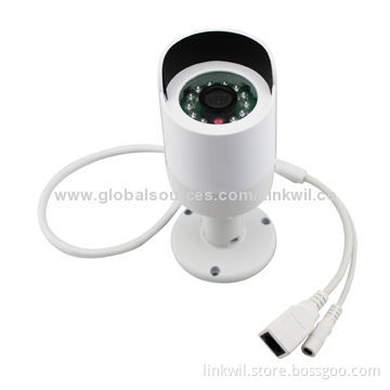 CCTV Security Camera with 1,280x720 Pixels, IR-cut and Onvif, 15m Night Vision